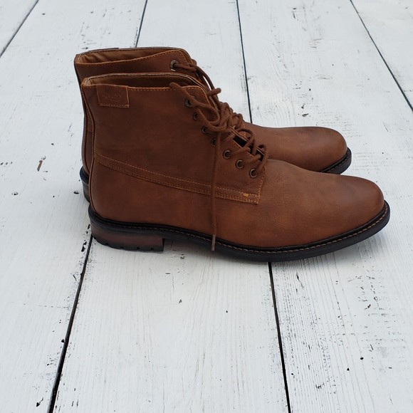G.H. BASS & CO. Men\'s Brown Hiking Ankle Boots Shoes Size 10